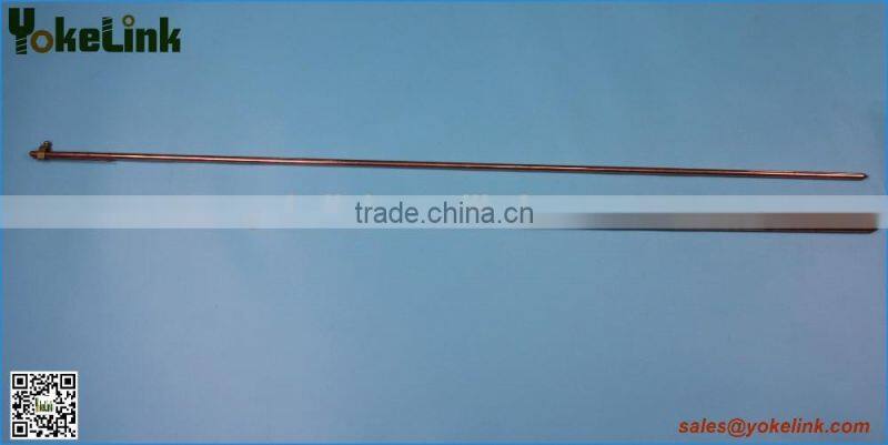 Copper clad Steel Pointed Earthing Rod with clamp