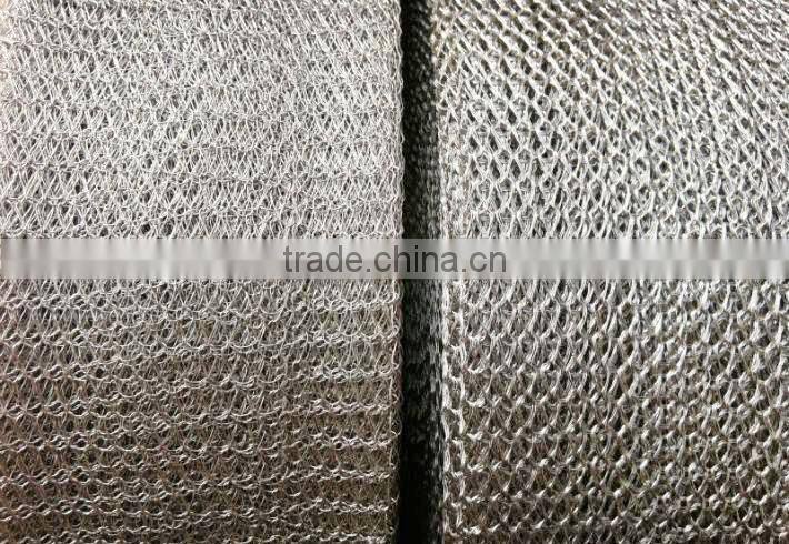 stainless steel knitted wire mesh/knitted wire cloth