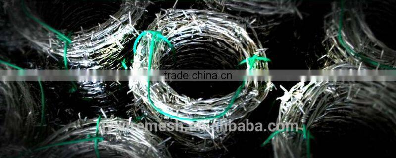 china.cn China Reliable Supplier Hot Dipped Galvanized Barbed Wire (In Stock )/PVC Coated Barbed Wire