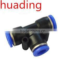 PU Seires Pneumatic Connector,Direct Way Hydraulic Fitting- Connector Fitting-Black