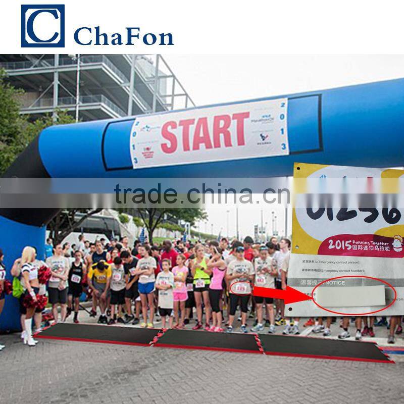 sports timing system can suit for marathon race and bicycle race