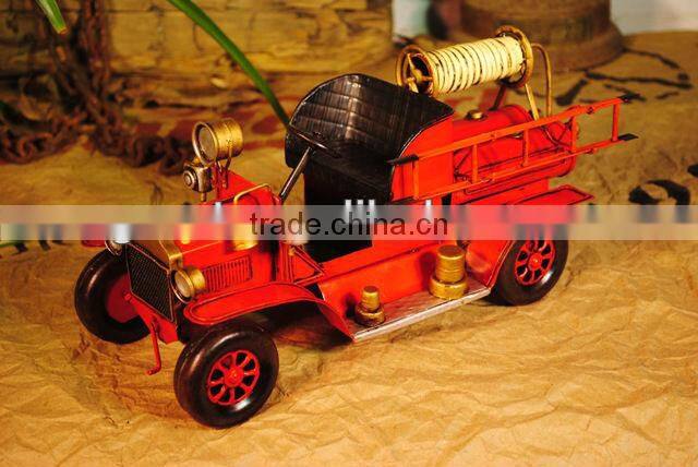 Fire truck model with paint