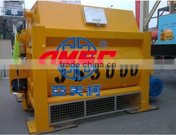 High efficiency JS twin-shaft concrete mixer ,AMEC brand,Changzhou Machinery produce