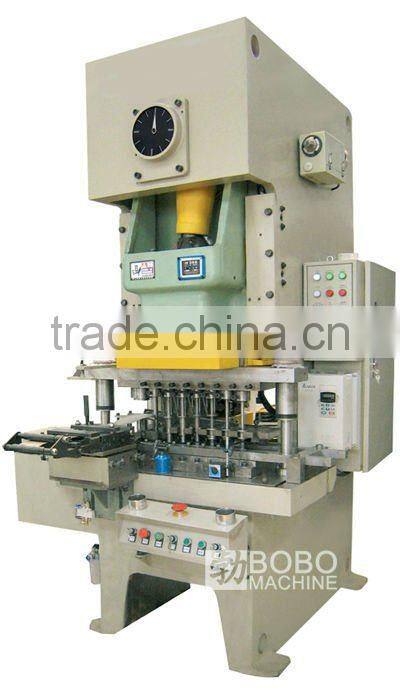 Production line for automatic blanking, forming, drawing