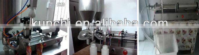 longlife automatic paste and liquid filling machine with a foot switch and auto- filling from Kunchi for sale