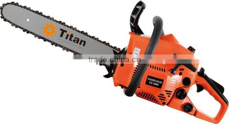 Titan 38CC gas chain saw with CE, MD certifications tools
