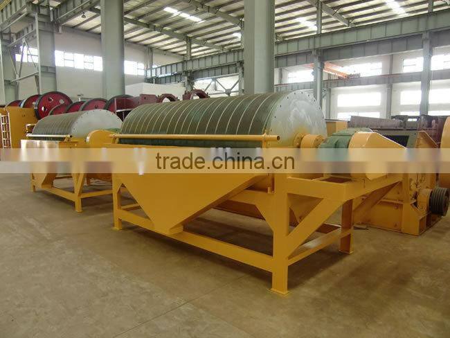 Permanent wet magnetic separator for iron ore separation