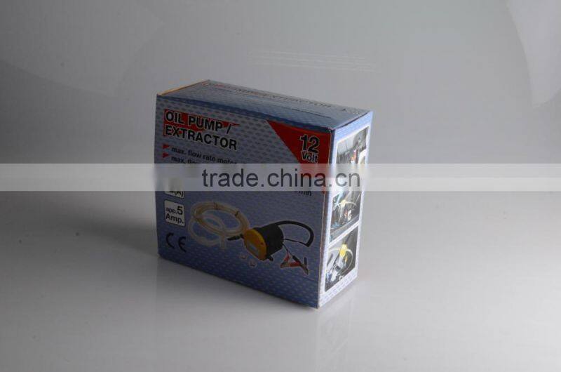 H10052 12 Volt DC Motor Portable Oil and Fuel Transfer Extractor Pump with Hose