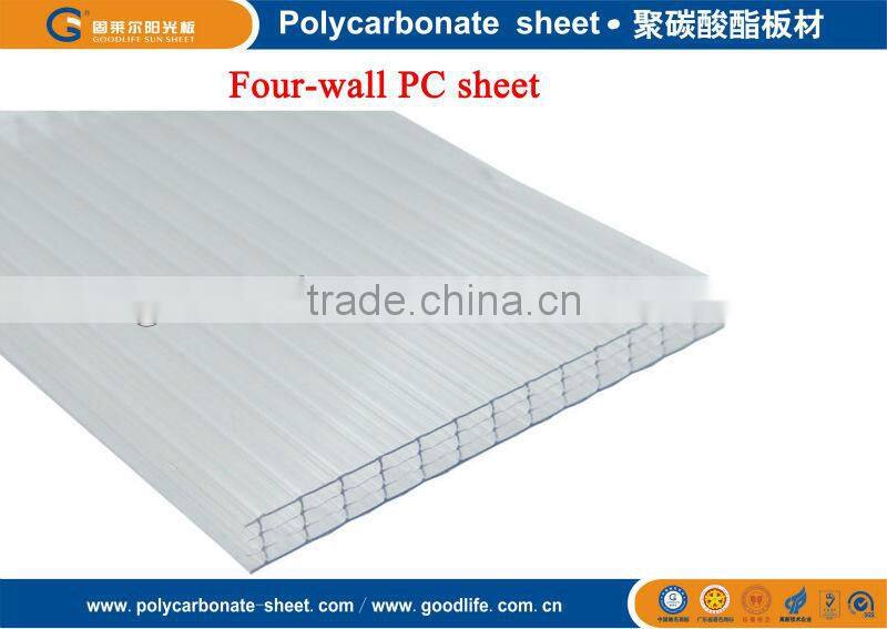 Polycarbonate house sun roof