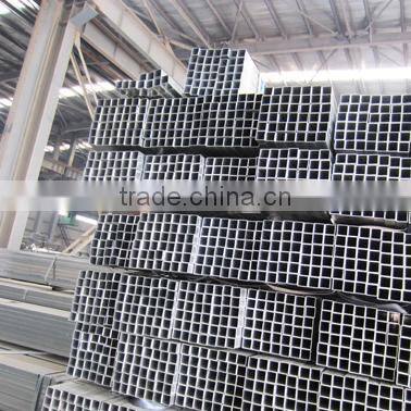 carbon box section 40/40/1.4mm pre galvanized steel square tube
