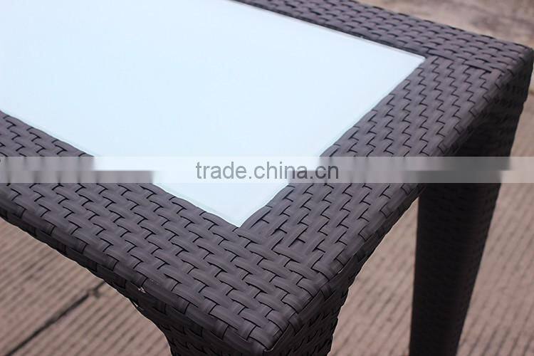 Long Size Outdoor Rattan Table