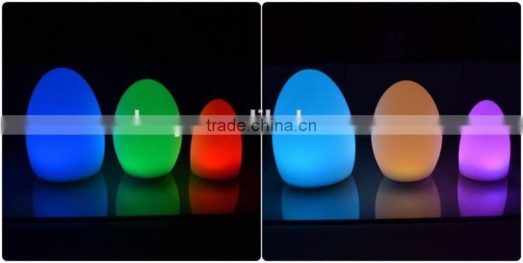 Waterproof Color Changing Decoration Rechargeable LED Light Egg Ball