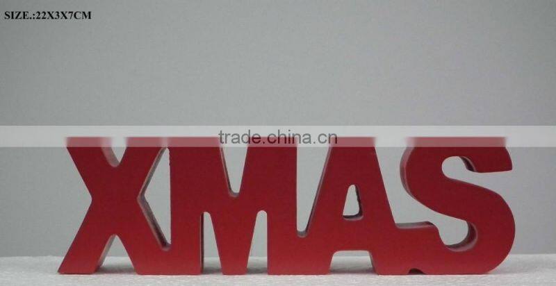 Lovely Christmas Decoration DIY Wooden Letters Wooden Words gifts for Home Decoration