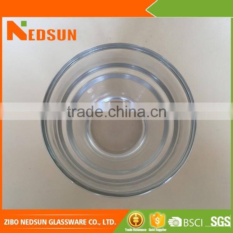 2016 High quality factory price wholesale glass tealight candle jar