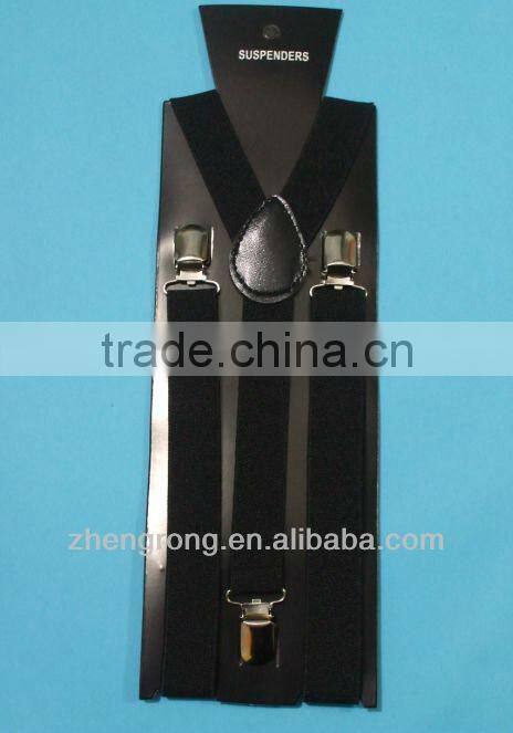 2014 Genuine Polyester Custom Men's Suspender Belt Flat Belt