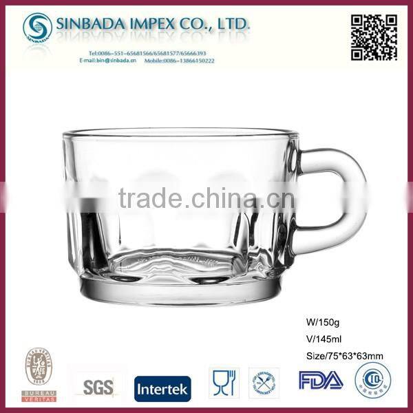 SGS Level KTZB52, wholesale small lid water glass cups