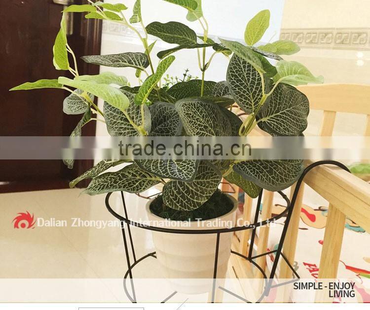 home decoration hanging basket modern metal folding plant stand