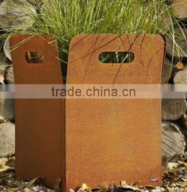 FO-9C07 Modern design Corten Steel planter&flower pot