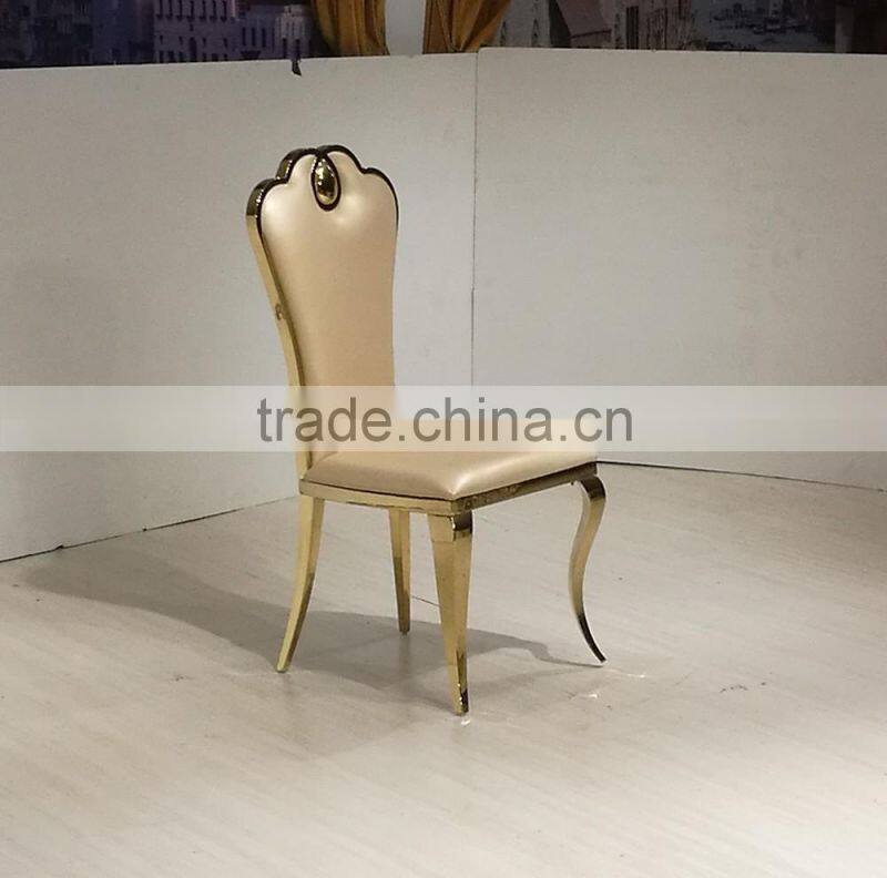 Used metal wedding banquet dining chair