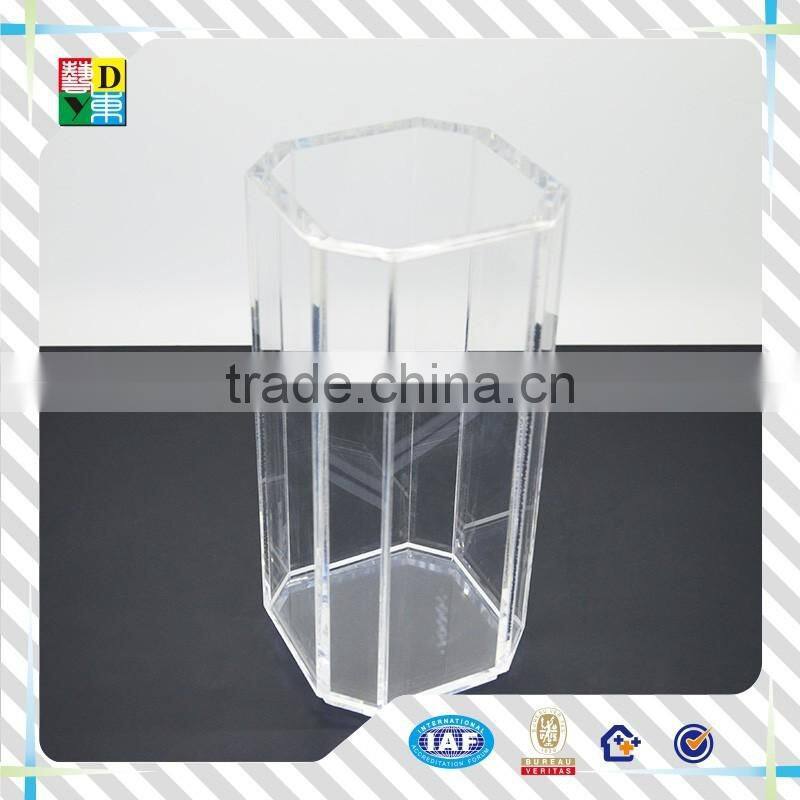 customized squar acrylic compote for fruits/ Plexiglass acrylic round fruits holder/new design acrylic fruits dish from China