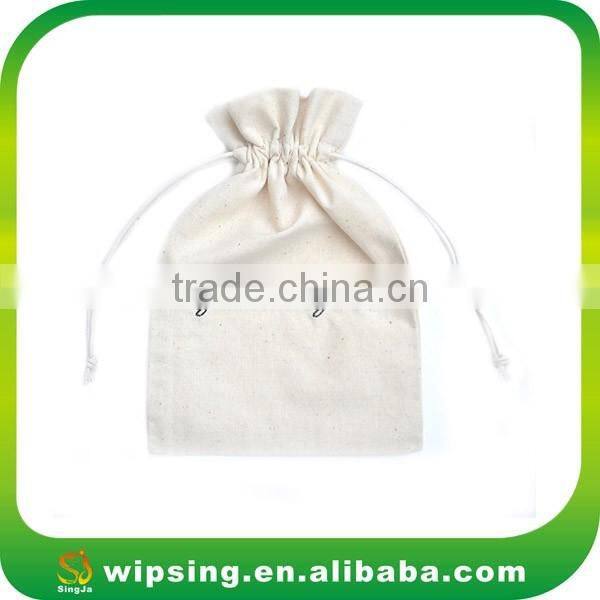 China Wholesale Cotton Drawstring Packing Bags, Cotton Souvenir Drawstring Bags