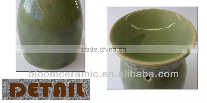 Green wholesale ceramic oil burners