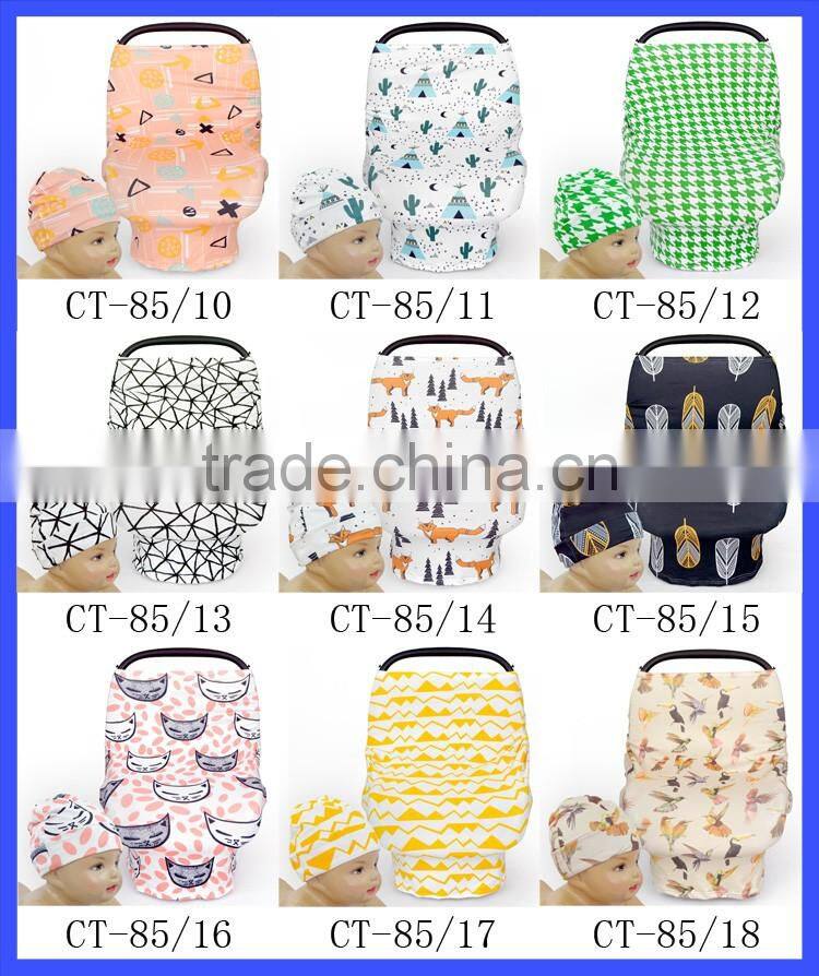 multi-use stretchy Bear baby car seat covers & nursing cover