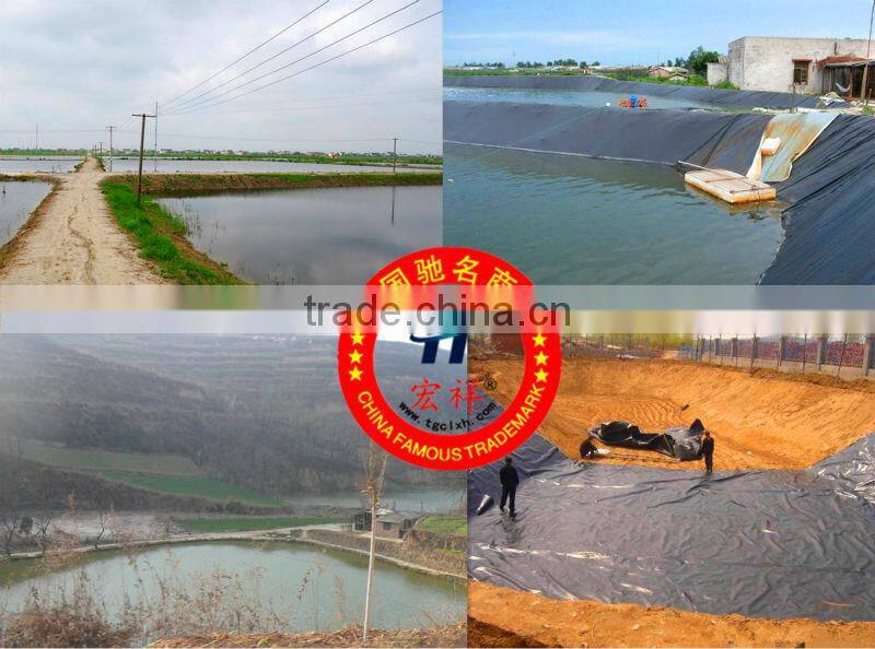 1.0mm fish pond liner HDPE geomembranes