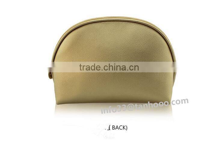 promotion fashional travel leather cosmetic bag