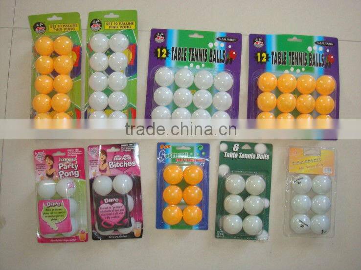 100pcs packing plastic table tennis ball