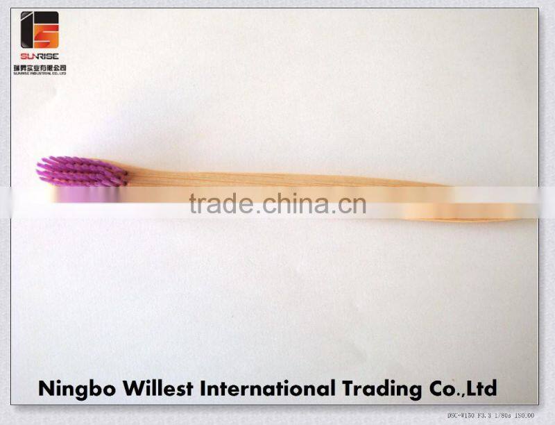 2016 new style fashion bamboo toothbrush