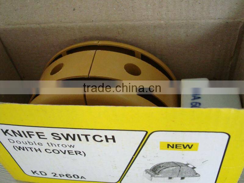 2 pole bakelite knife switch for isolator