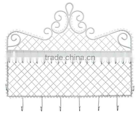 Wall Mounted Metal Jewel display rack, decorations Holder