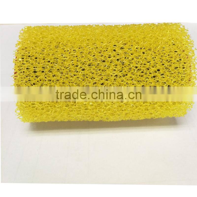 4' European style yellow polyester plastic core paint roller cover