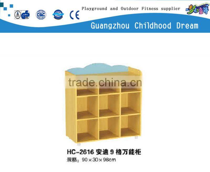 (HC-2616) Multifunction kids cabinet, children furniture, cheap preschool furniture