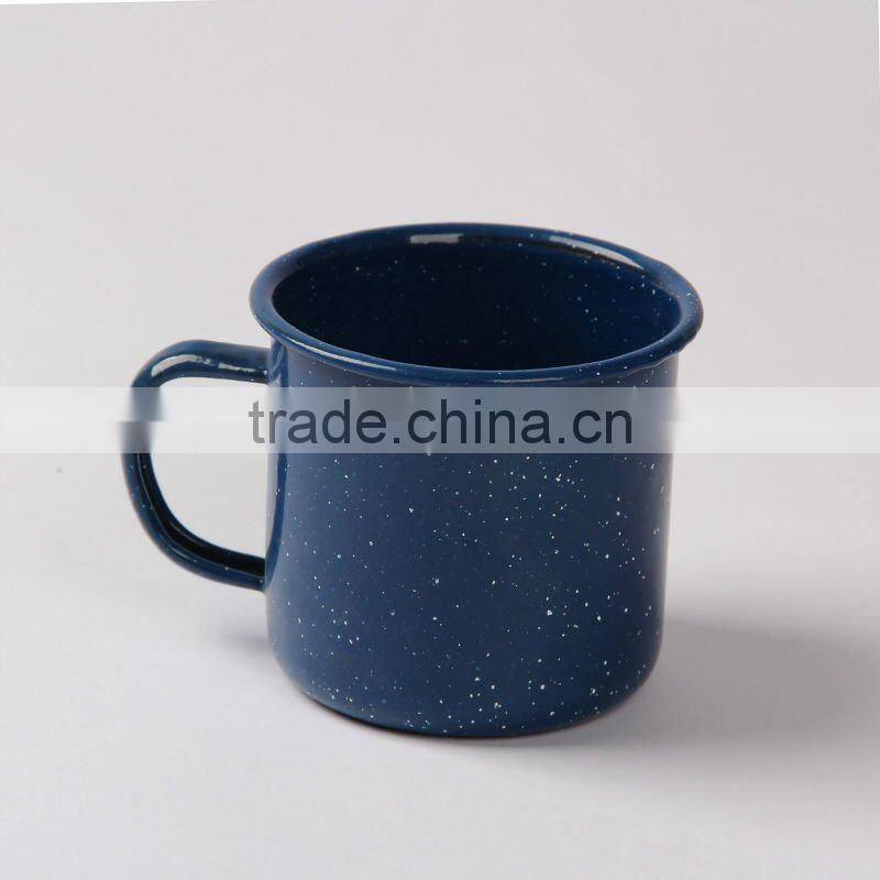 logo printing promotion porcelain enamel mug coffee cup