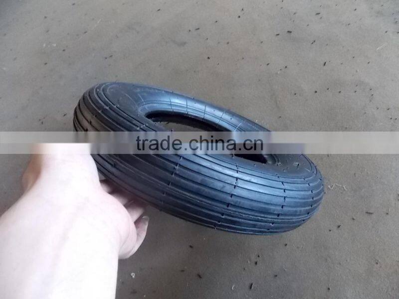 16inch Line pattern wheelbarrow tyre 4.80/4.00-8