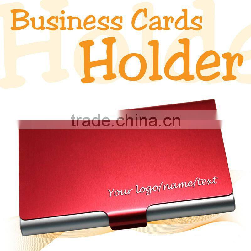 Credit ID Card Holder Box Metal Pocket Business Name Card holder Box Case