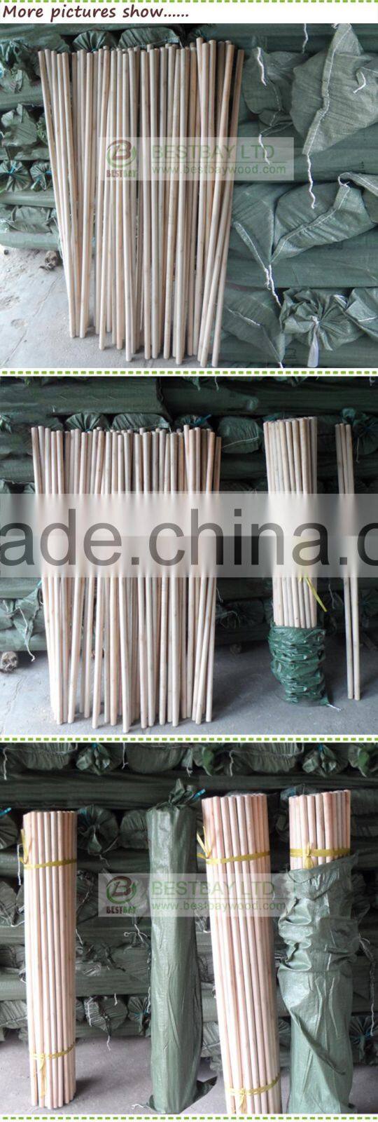 Factory direct sell natural wooden broom stick