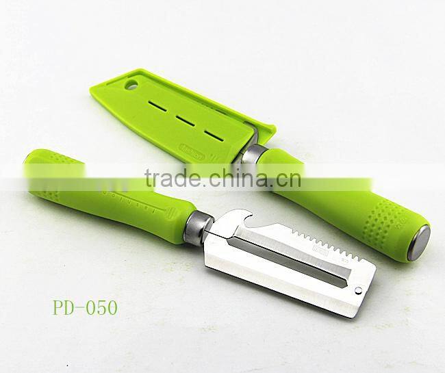 Multi purpose stainless steel vegetable peeler with cover PD-048