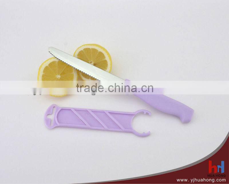Colourful Coating Stainless Steel Paring Knife,Fruit Knife With Cap