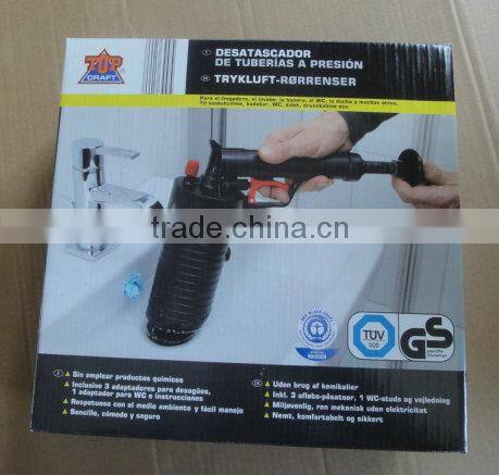Air blaster power drain cleaner