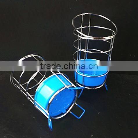 43021 Steel Wire Sink Basket Cutlery Holder Cooking Utensils Storage Kitchen Rack