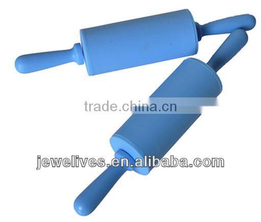 Silicone kids flour noodle rolling pin