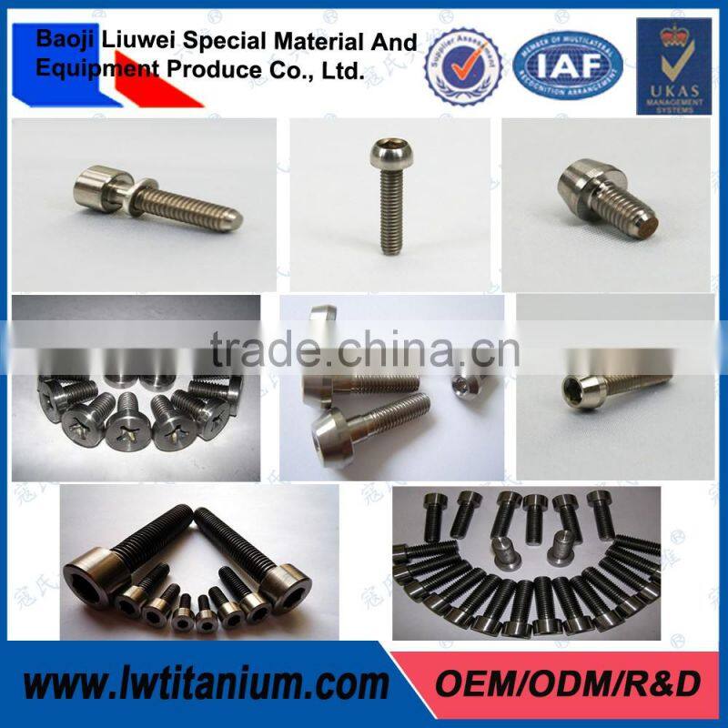 OEM Titanium Torx Bolts M4