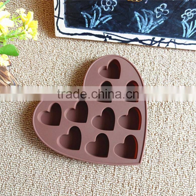 Heat Resistant heart Shape Silicone Cake Mold