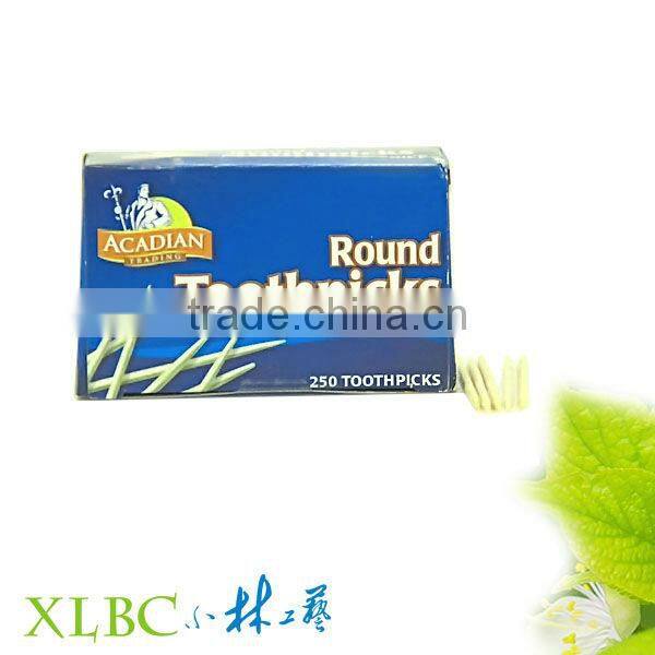 Nature PP Cello wrapped box mint bamboo toothpicks