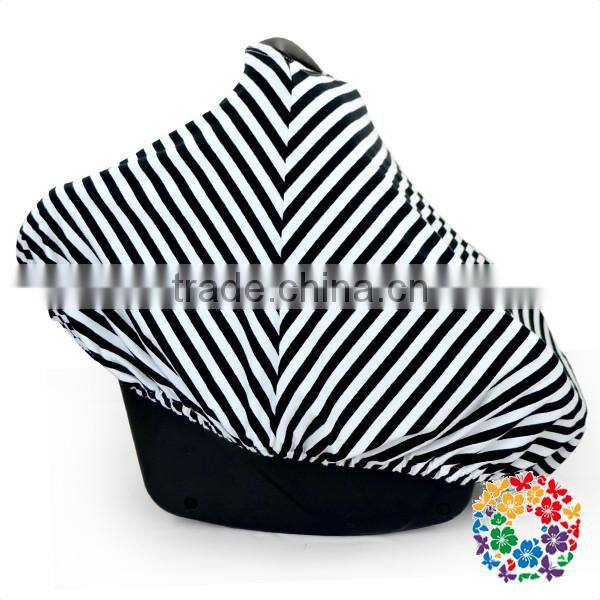 Black & White Print Baby Car Seat Cover Soft Cotton Car Seat Cover And Breastfeeding Cover Dual Purpose Baby Mom Product