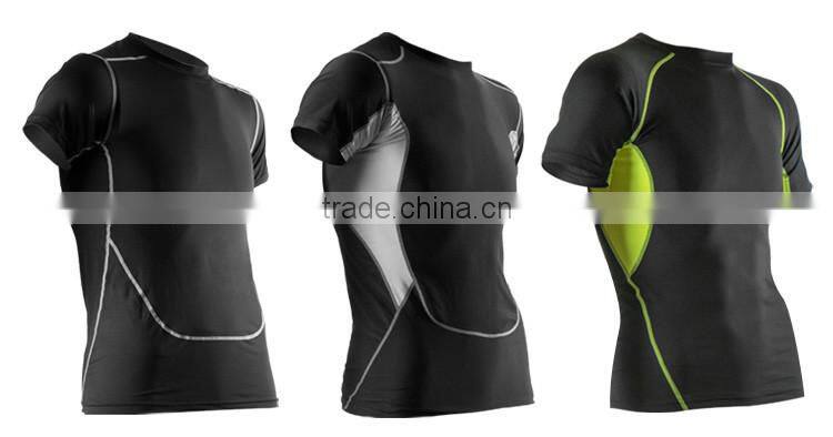 Gym Running Round Neck Short Sleeve Casual slim fit mens fitness t-shirts
