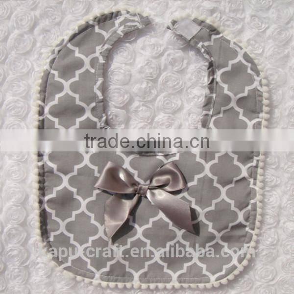 Factory price infant plain cotton baby bibs wholesale